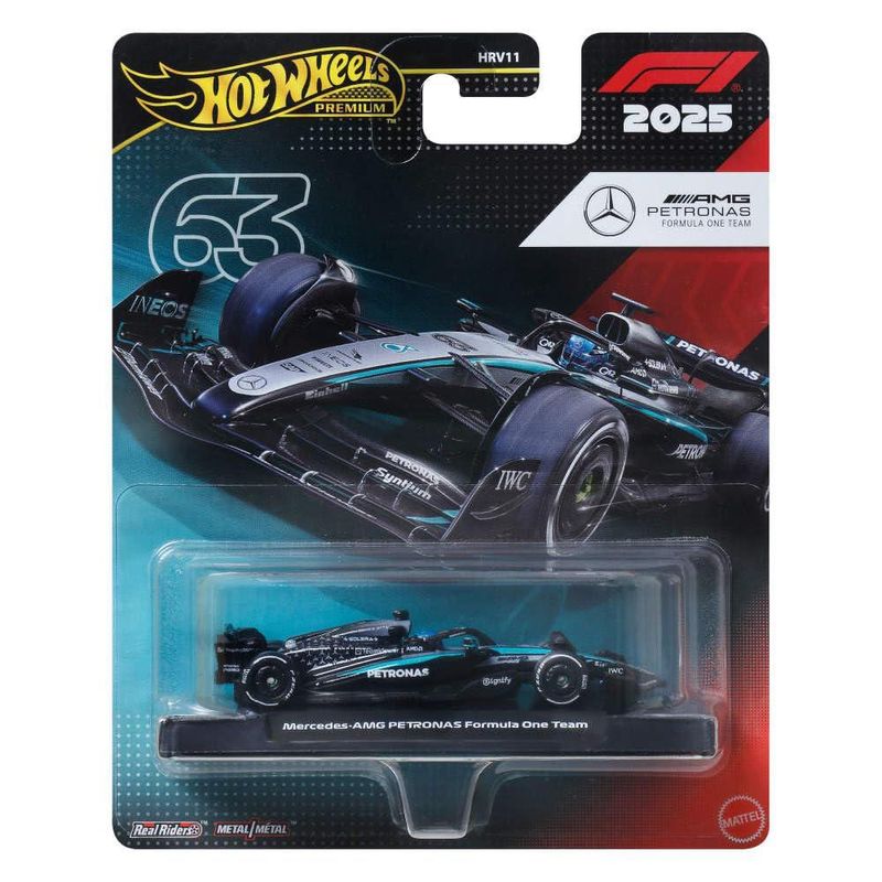 Coche de juguete Hot Wheels escala 1:64 Fórmula 1