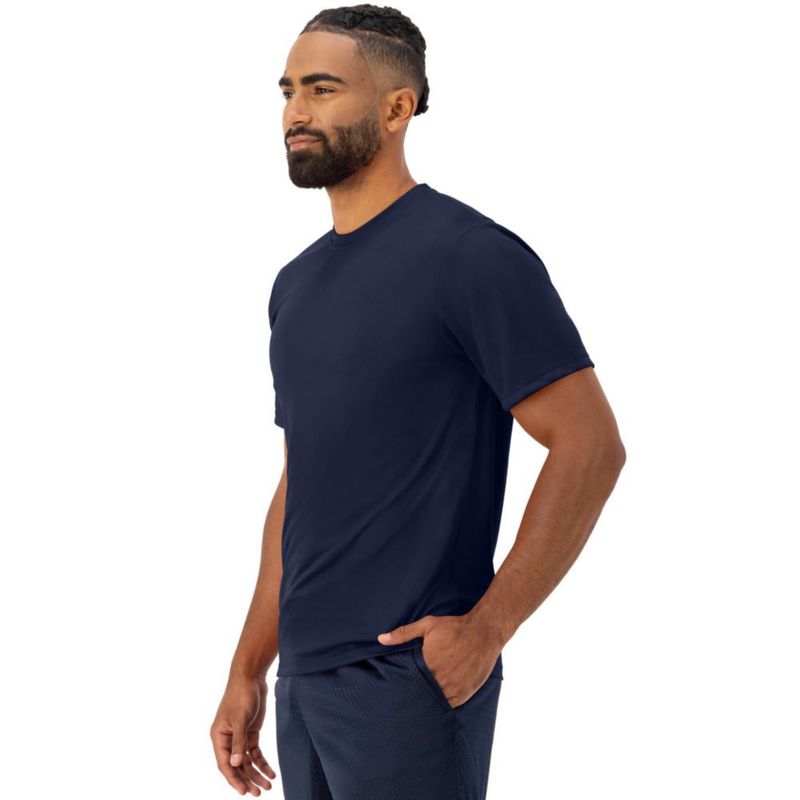 CAMISETA Hanes 3XL Azul Marino Cool Dri Performance para hombre