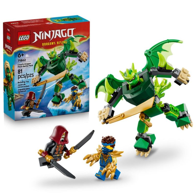 Set de Construcción LEGO NINJAGO Mech Dragón de Lloyd 71862