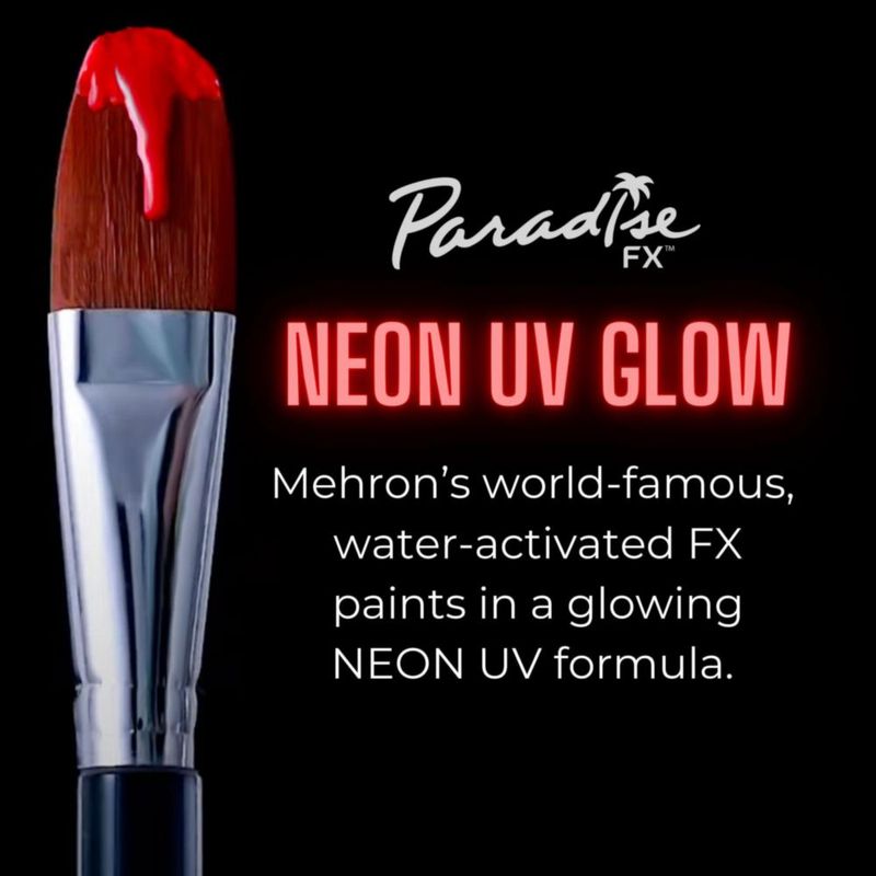 Pintura Corporal Mehron Makeup VULCAN Neon UV Brillante