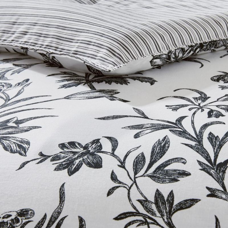 Juego de edredón reversible de algodón Queen de Laura Ashley
