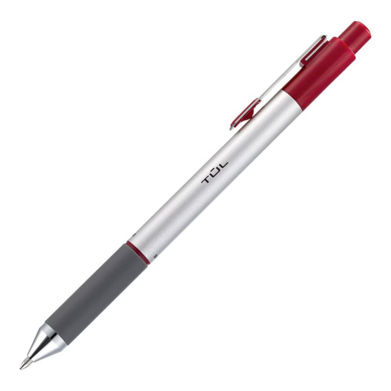 Bolígrafo TUL Retráctil 10 mm Rojo - Pack de 12