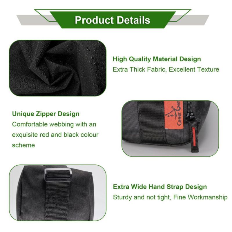 Bolsa plegable para organizar herramientas de parrilla Cover Geny 51 cm