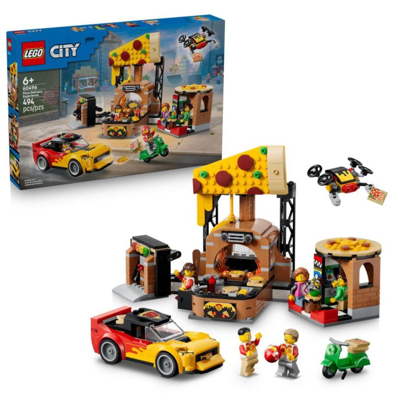 Bloques de Construcción LEGO City Pizza 60496 - 494 piezas