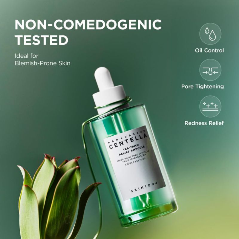 Ampolla SKIN1004 de té de centella de Madagascar Trica Relief 100 ml