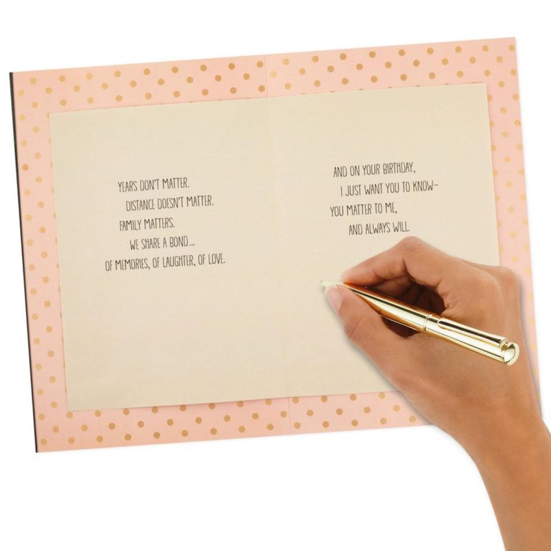 Tarjeta de cumpleaños Hallmark 15 cm x 21 cm Tú importas para mí