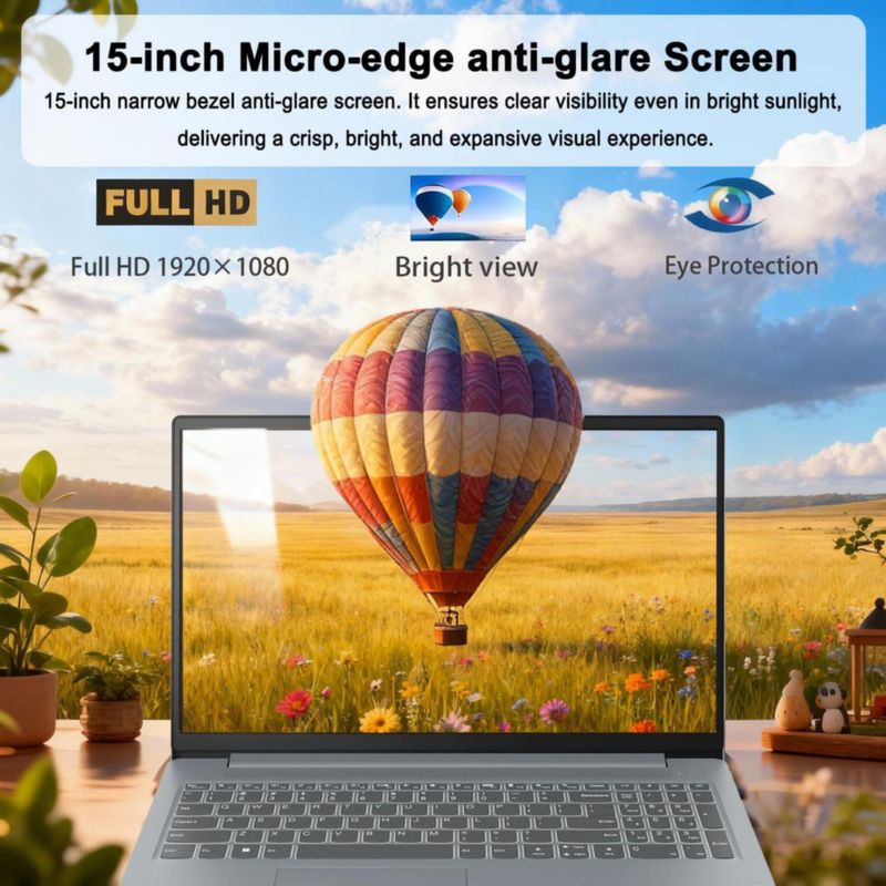 Portátil Lenovo IdeaPad Slim 3i de 15.6" FHD con SSD de 128 GB