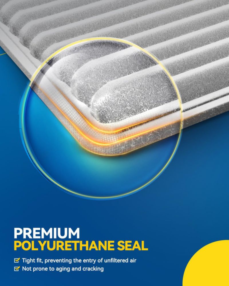 Filtro de Aire del Motor PHILTOP para Toyota Camry (2007-2017) y Venza (2009-2016)