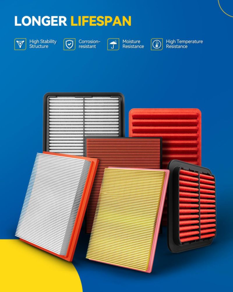 Filtro de Aire del Motor PHILTOP para Toyota Camry (2007-2017) y Venza (2009-2016)
