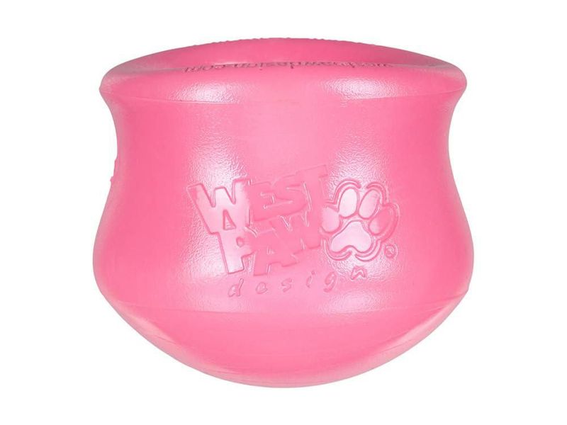 Juguete para perro WEST PAW Toppl grande (Geranio) dispensador de premios