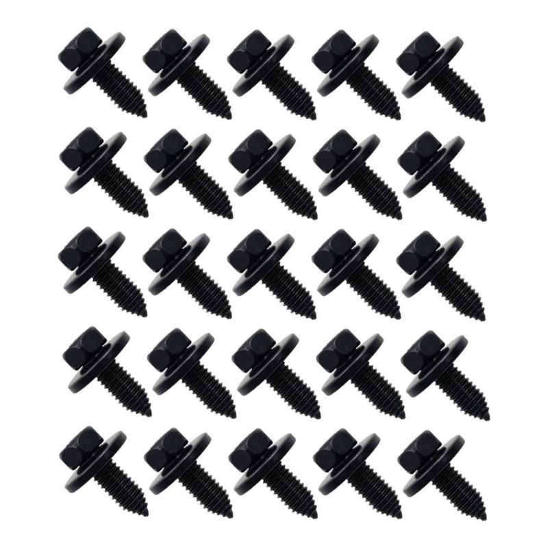 Tornillos CHENACC 3/8"-16 x 25 cm paquete de 25 negro zincado