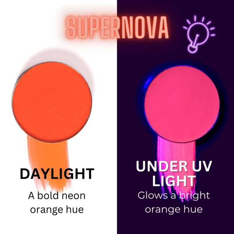 Recarga de Maquillaje Mehron 7 g Super Nova Naranja Neón UV