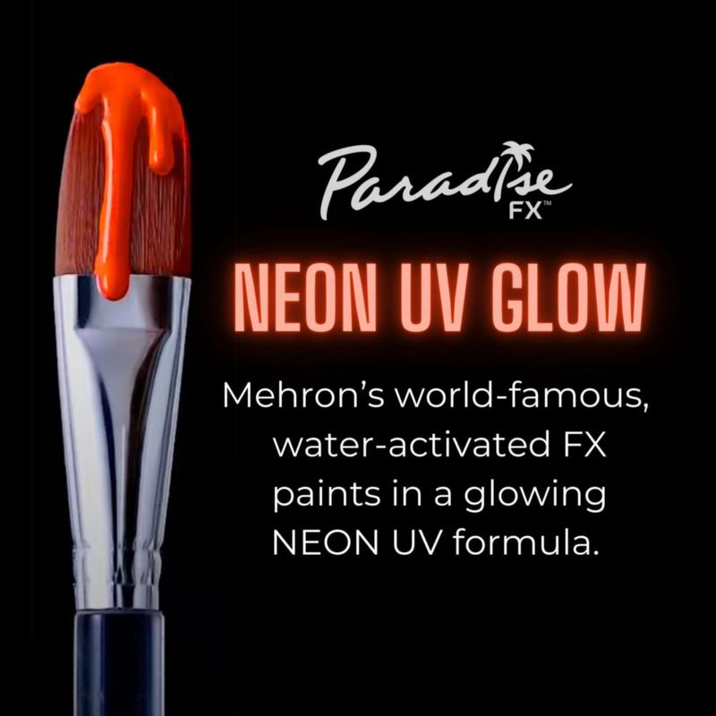 Recarga de Maquillaje Mehron 7 g Super Nova Naranja Neón UV