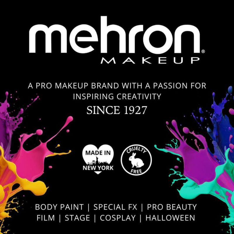Recarga de Maquillaje Mehron 7 g Super Nova Naranja Neón UV