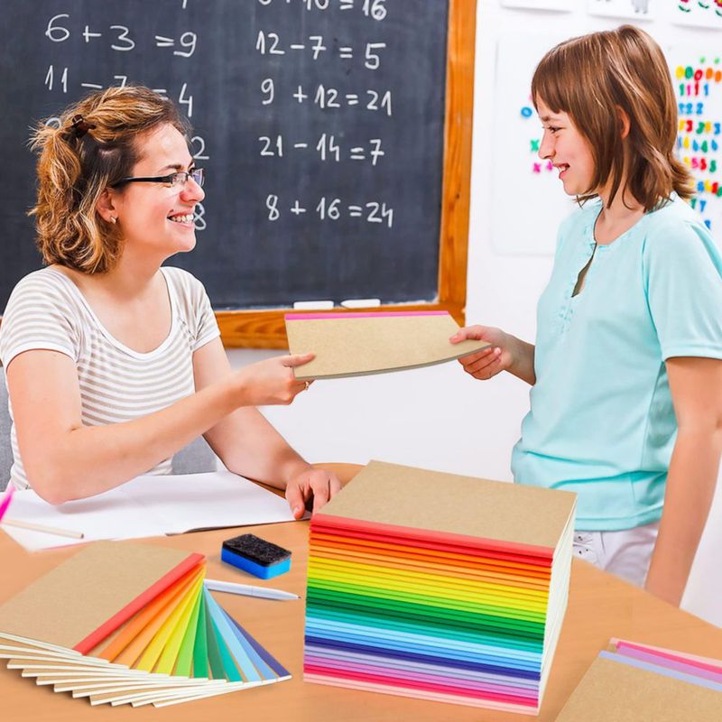 Cuadernos Feela A5 21x14 cm Pack de 48 60 páginas 16 colores
