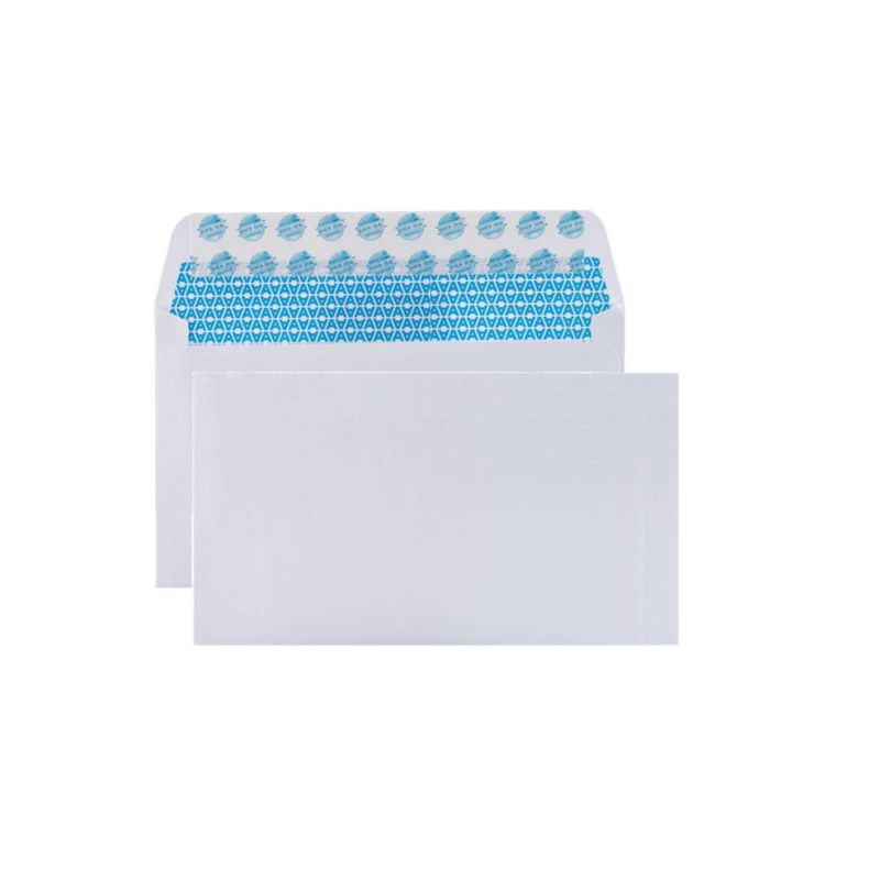 Sobre Aimoh #6 3/4 Seguridad paquete de 100 blanco 24 lb