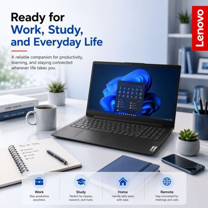 Portátil Lenovo Ryzen 3 156" 16 GB RAM 512 GB SSD Windows 11