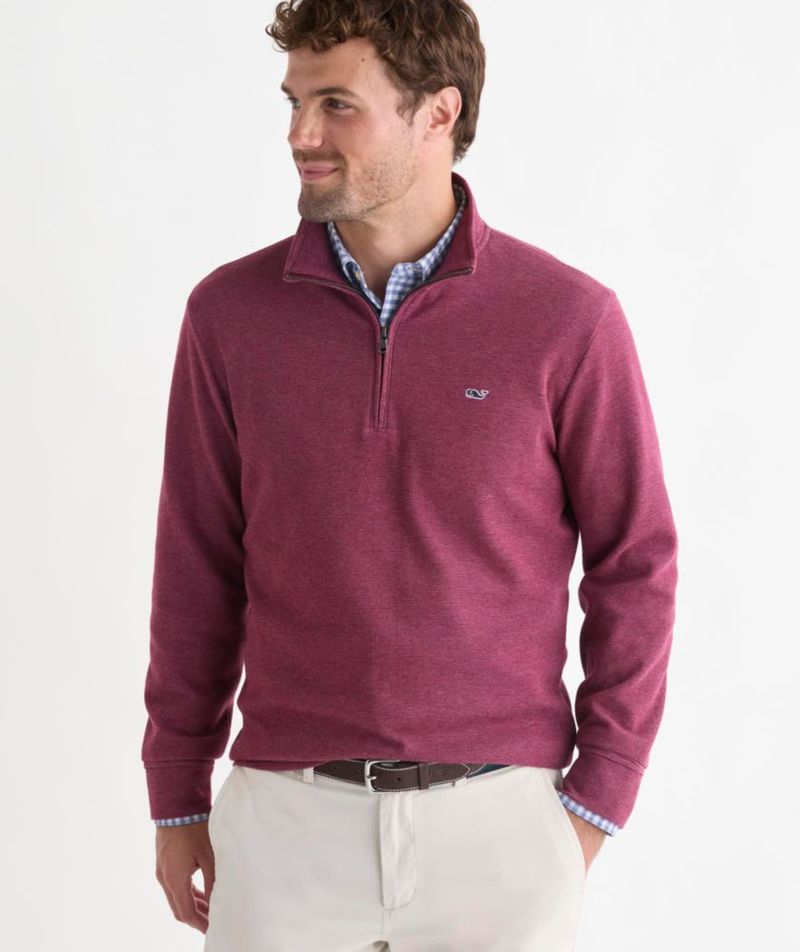 Suéter Vineyard Vines Saltwater L Coastal Crimson