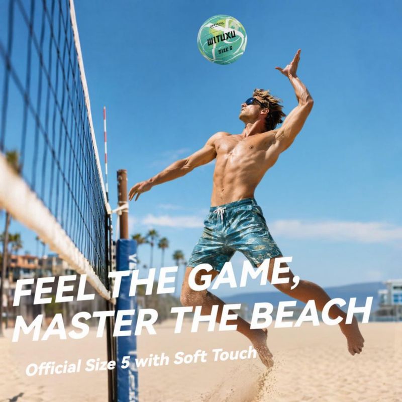 Voleibol WITUXU Tamaño 5 289 g Toque Suave para Interior y Exterior