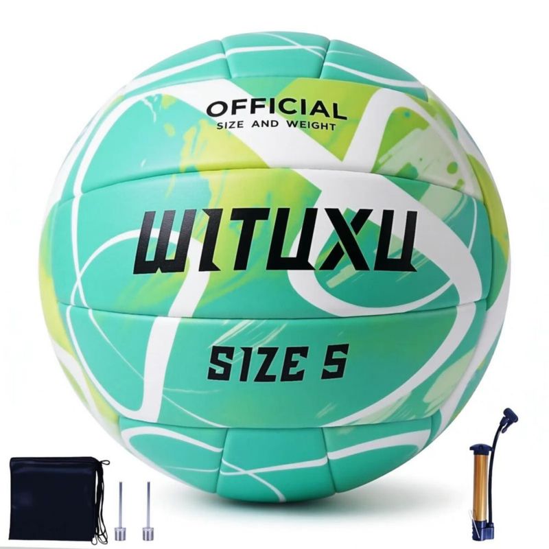Voleibol WITUXU Tamaño 5 289 g Toque Suave para Interior y Exterior