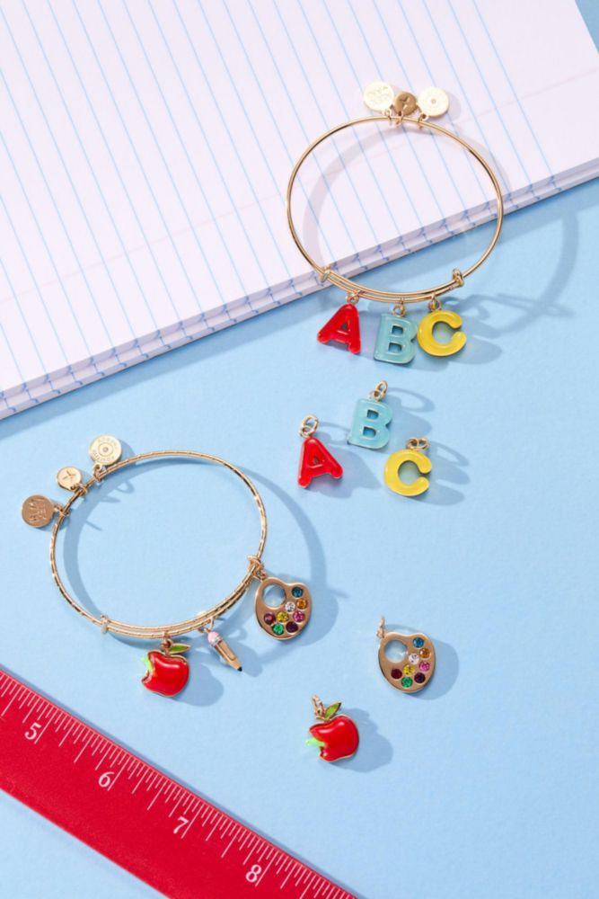 Pulsera Alex and Ani Cuff Lápiz Bicolor sin níquel