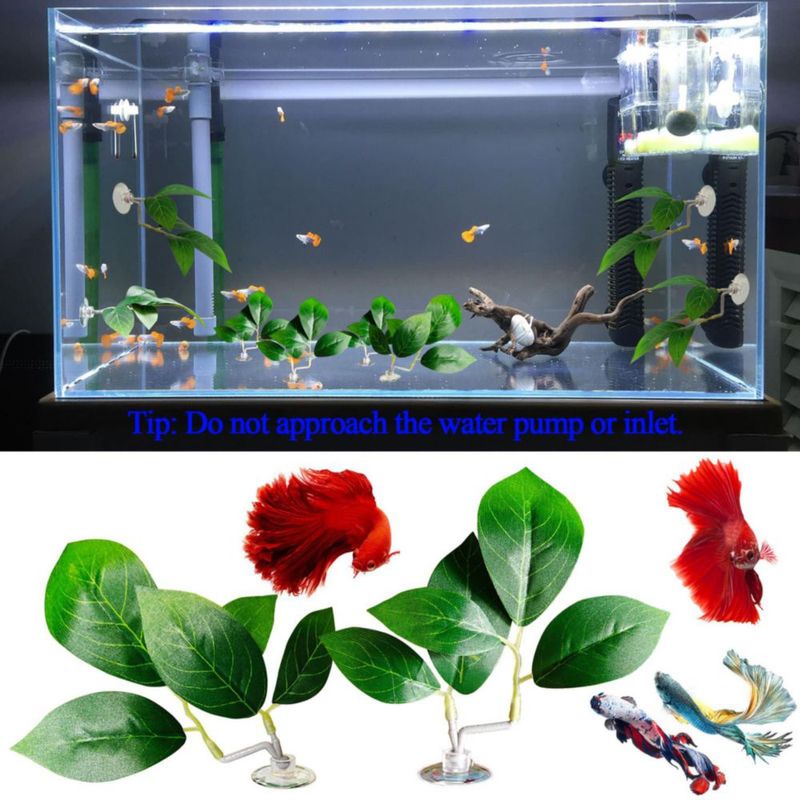 Planta Artificial AncBace 3 piezas con Hojas de Plástico Verde