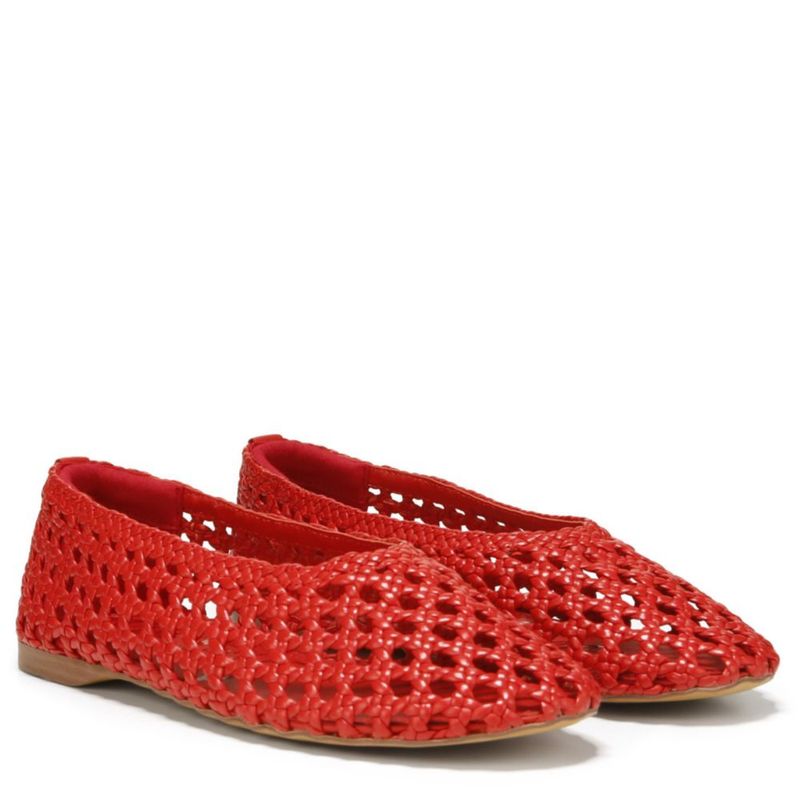 Zapato plano tipo bailarina Sam Edelman Shira Rojo Talla 9.5 M
