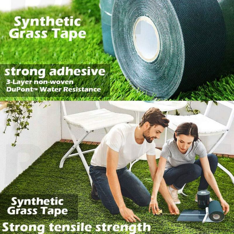 Cinta para Césped Artificial TYLife 15 cm x 166 cm Verde