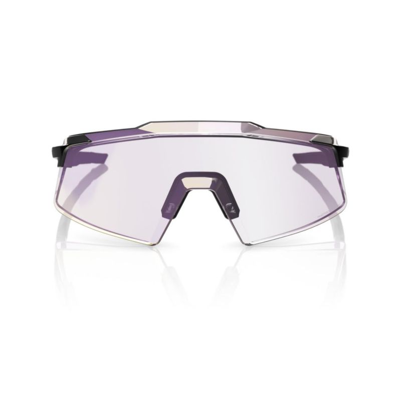 Lentes de sol 100% negro brillante con lentes fotocromáticas