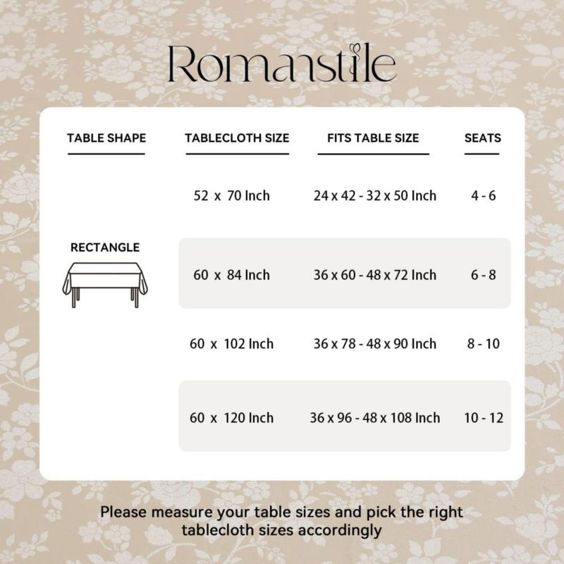 Mantel de Vinilo Impermeable Romanstile 152 × 213 cm Rosa Beige