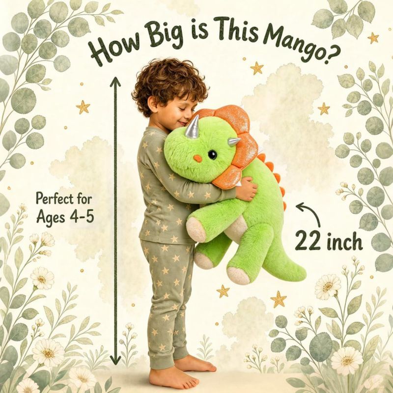 Almohada de peluche dinosaurio con peso gnomantic