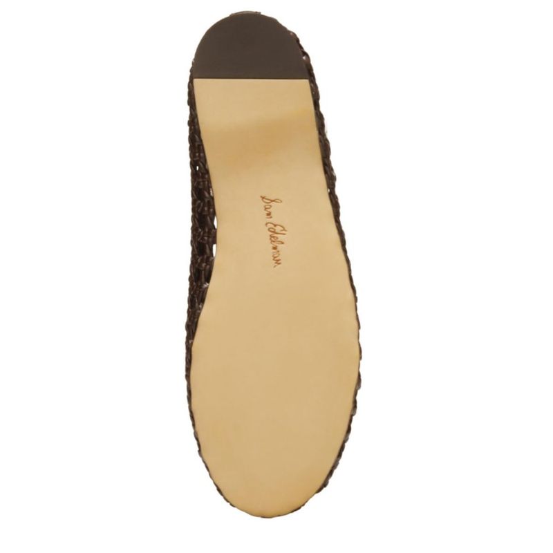 Zapato plano tipo bailarina Sam Edelman Shira marrón oscuro 6M