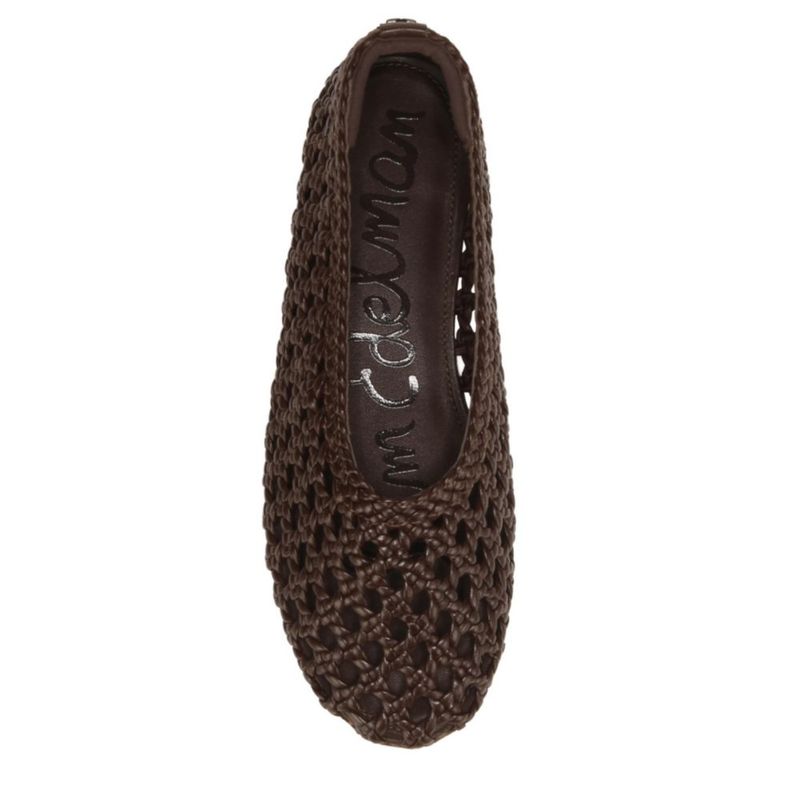 Zapato plano tipo bailarina Sam Edelman Shira marrón oscuro 6M