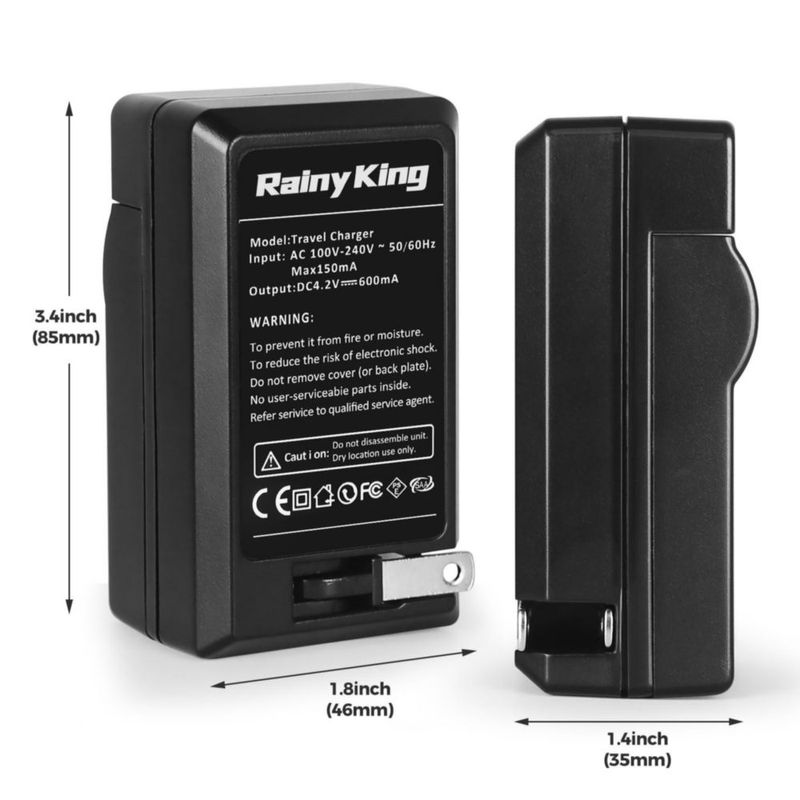 Cargador de Baterías Rainy King NP-BG1 NP-FG1 100-240V