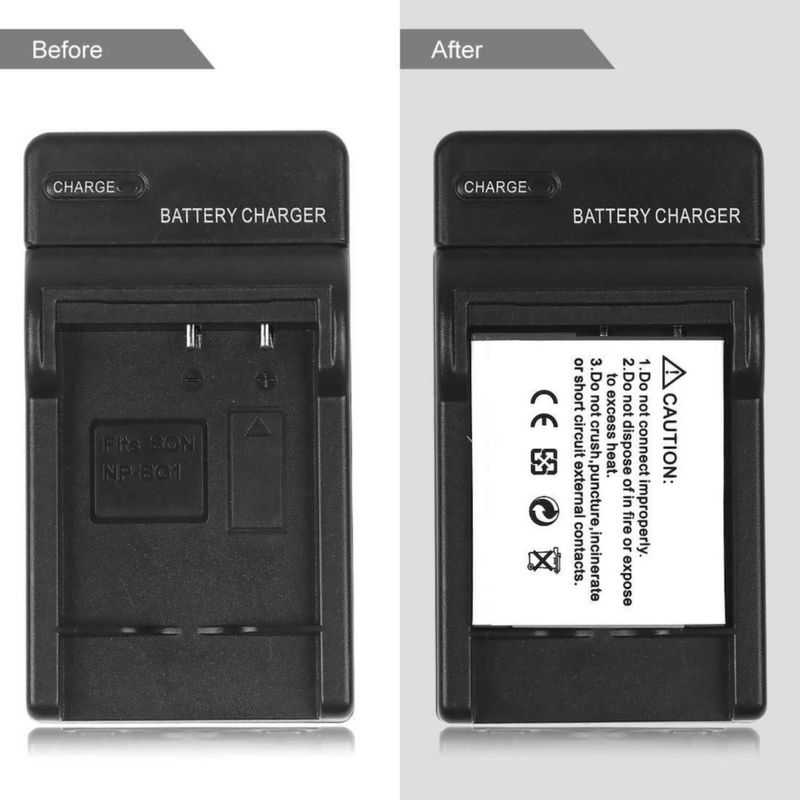Cargador de Baterías Rainy King NP-BG1 NP-FG1 100-240V