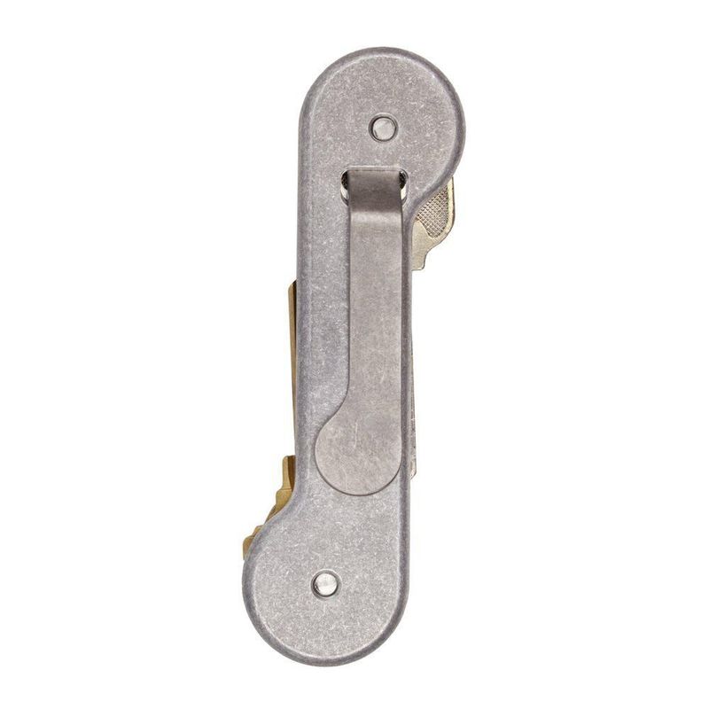 Llavero KeyBar de Aluminio con Acabado Stonewashed para Uso Diario 12 Llaves