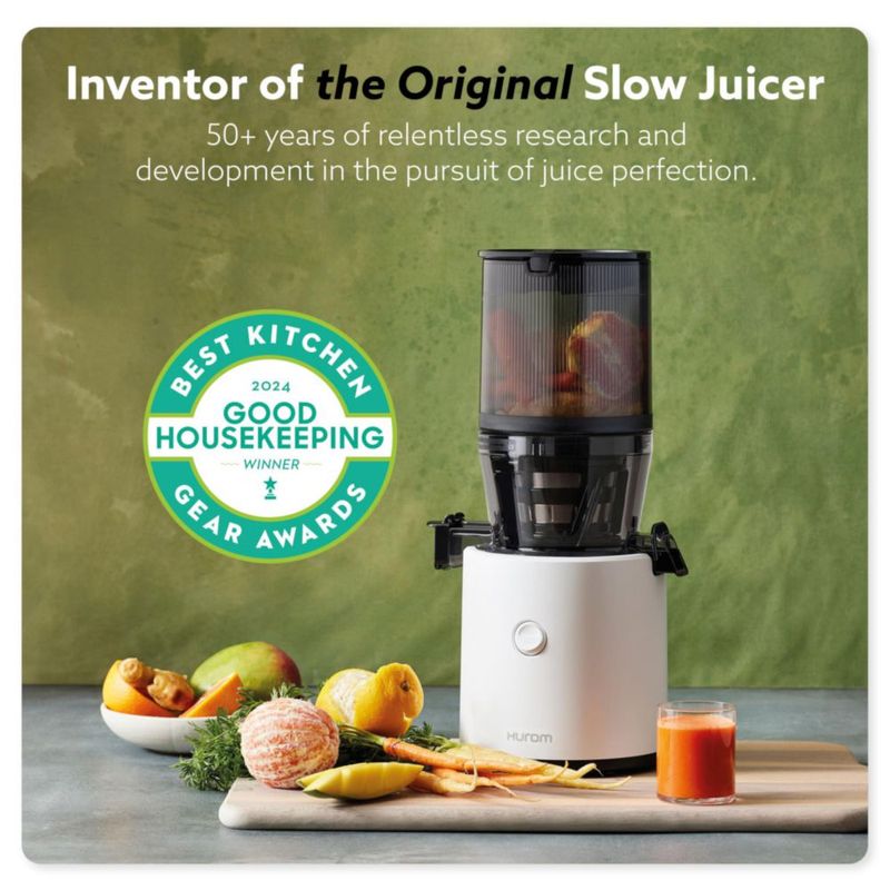 Extractor de jugos Hurom H320N de prensado en frío lento blanco