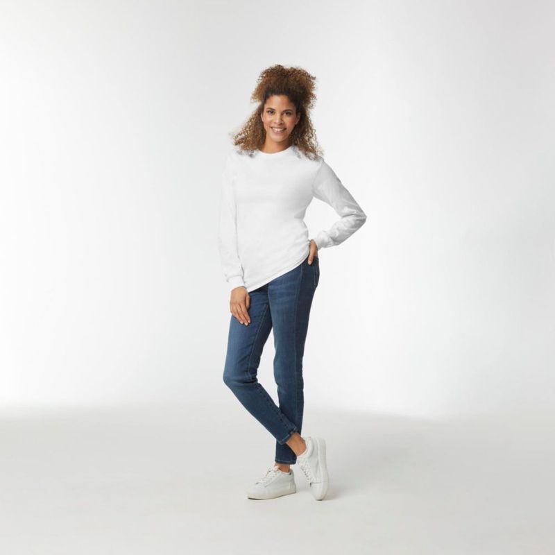 Camiseta Gildan G2400 pack de 2 unidades blanca talla 2XL