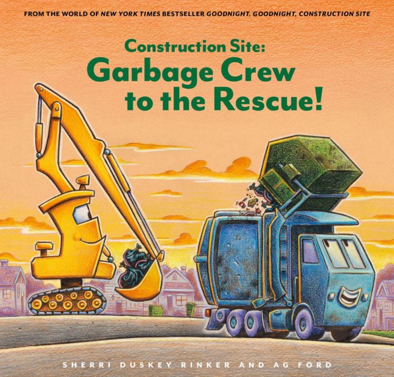 Libro Chronicle Books Construction Site: ¡Equipo de Basura al Rescate!