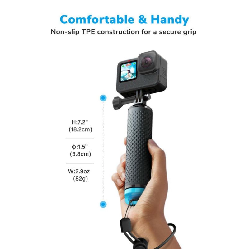 Sametop - Agarre de mano flotante impermeable para GoPro