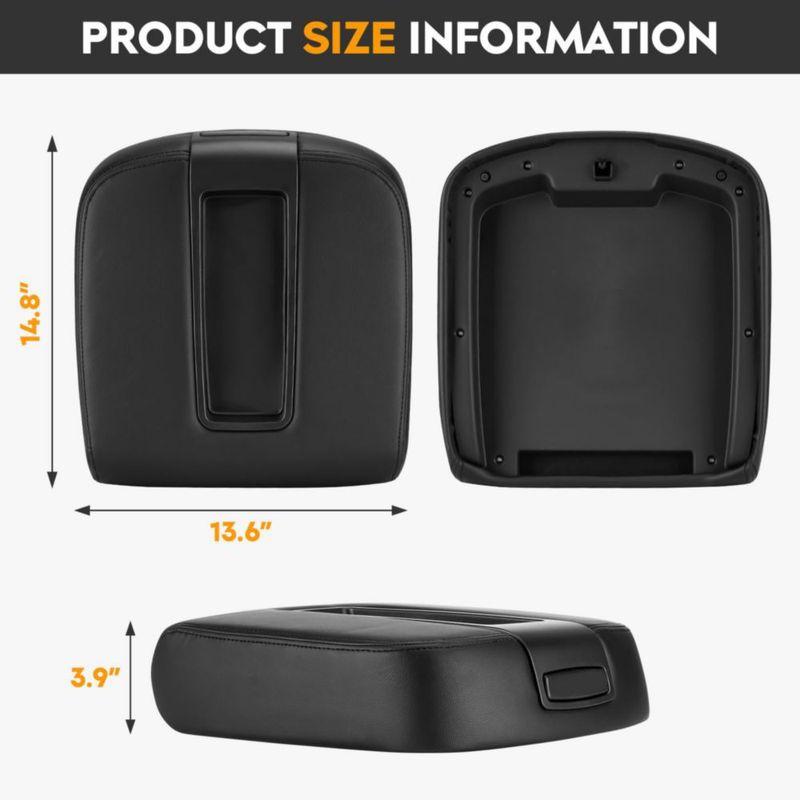 Cubierta de consola central Aeagle para Chevy/GMC 2007‑2014 negro