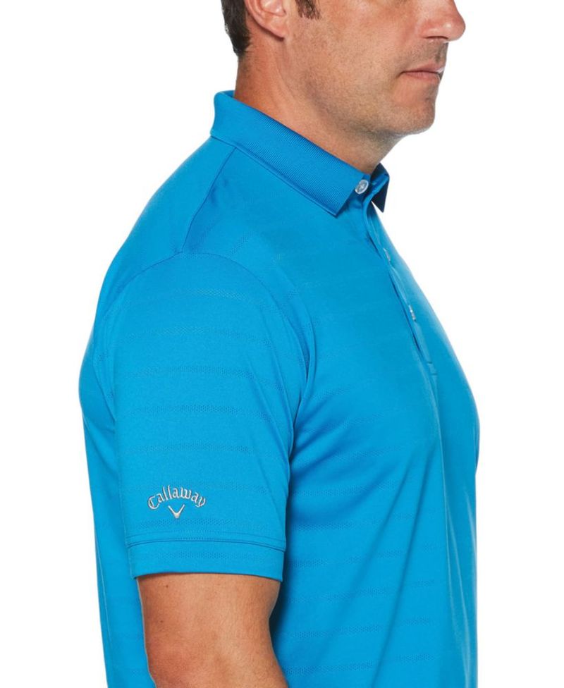 Polo de Golf Callaway X-Large Azul Medio Opti-Dri