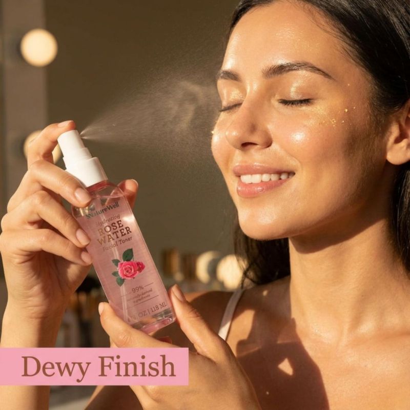 Tónico Facial NATURE WELL 118 ml Agua de Rosa en Spray