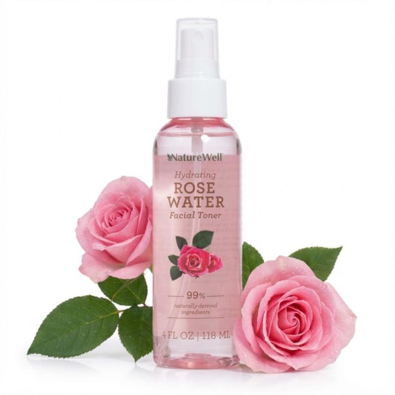 Tónico Facial NATURE WELL 118 ml Agua de Rosa en Spray