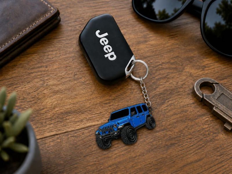 Llavero FOUR WHEEL BEAST Jeep Rubicon JL 2024 Azul