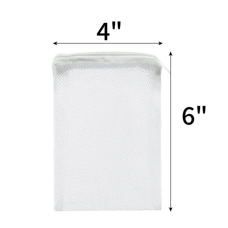 Bolsas de filtro LLTGMV 10 uds 10 cm × 15 cm reutilizables de malla