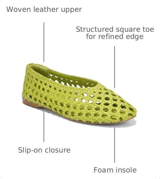 Bailarina Sam Edelman Shira Verde Talla 6 M