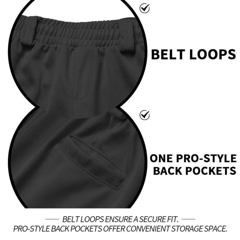 Pantalones QBK 3T/4T/5T/6Y Béisbol y Softball Juvenil