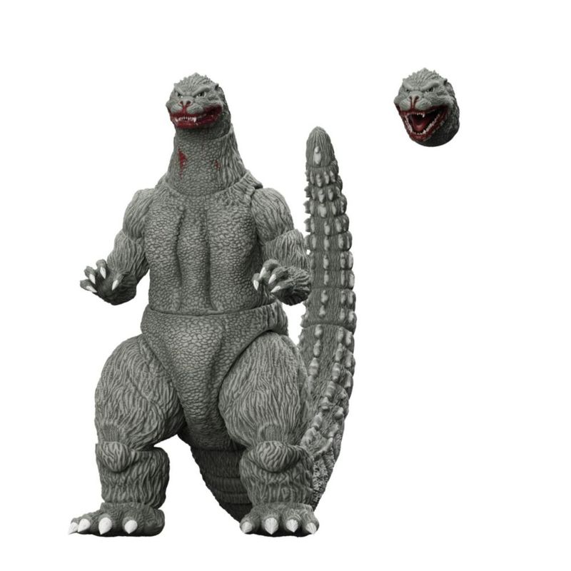 Figura de acción Super7 Godzilla 18 cm Comic en escala de grises