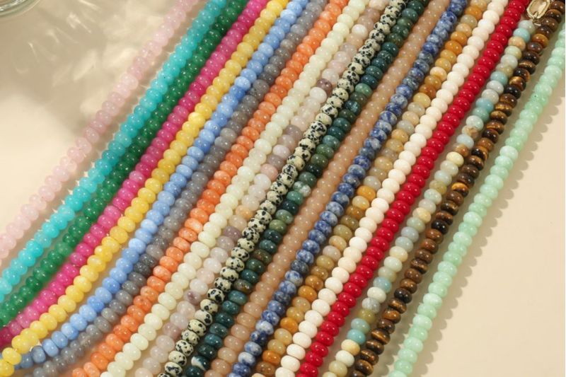 Collar ROISE LADY 44 cm Piedra de Tigre 47 g